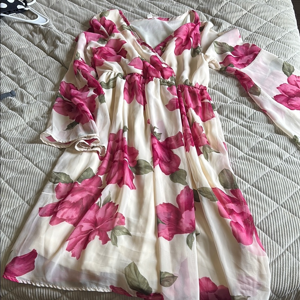 Pinkblush Pink and Cream Dress